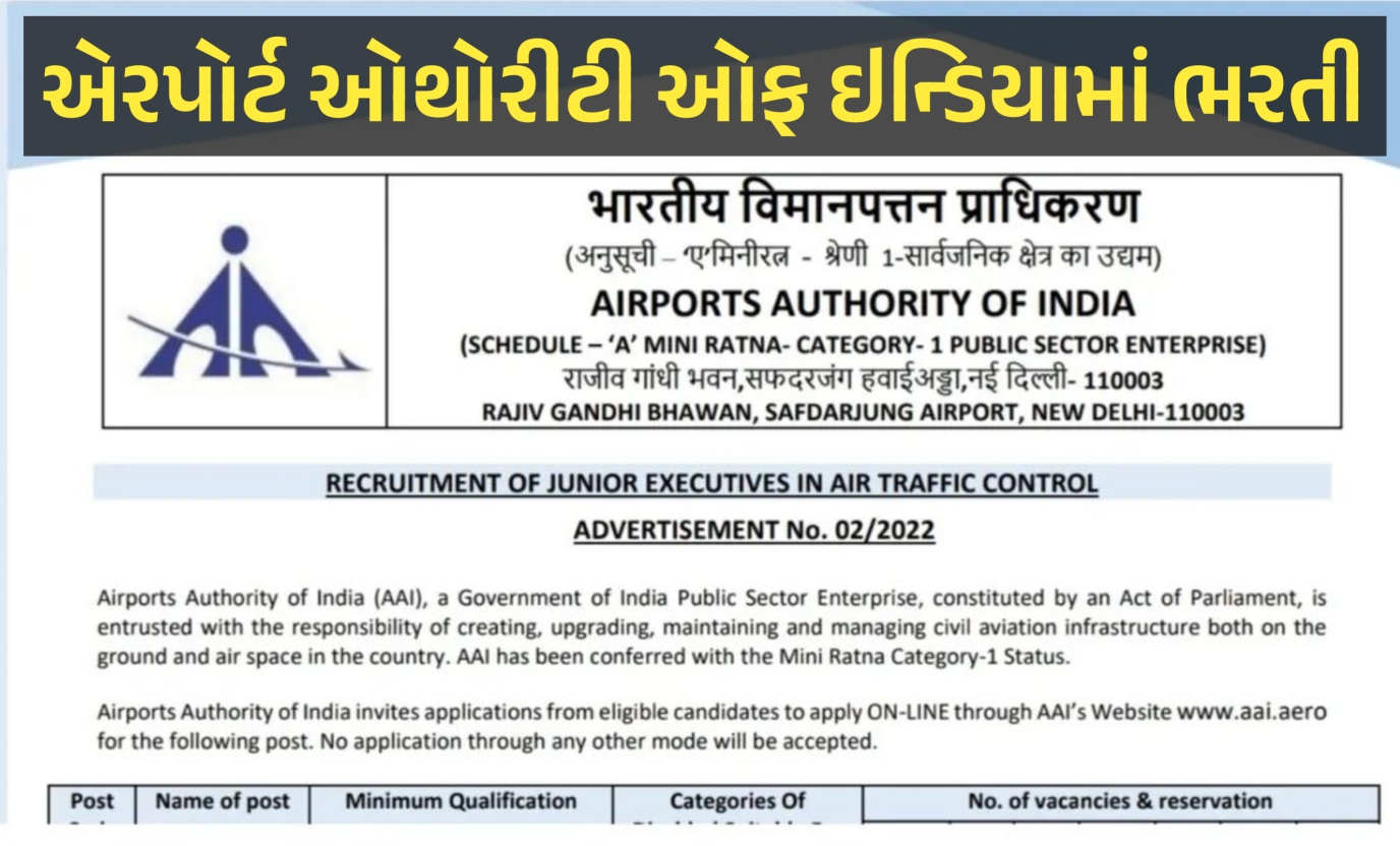 Airports Authority of India (AAI) Requirement for 400 posts Apply now