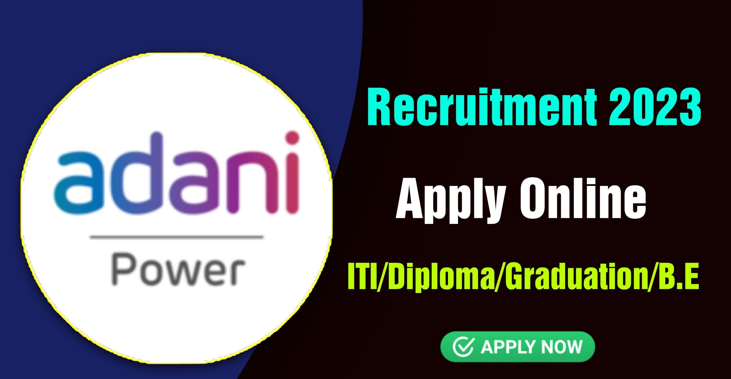 Get job in Adani Group 2023, Apply now Ojas Club