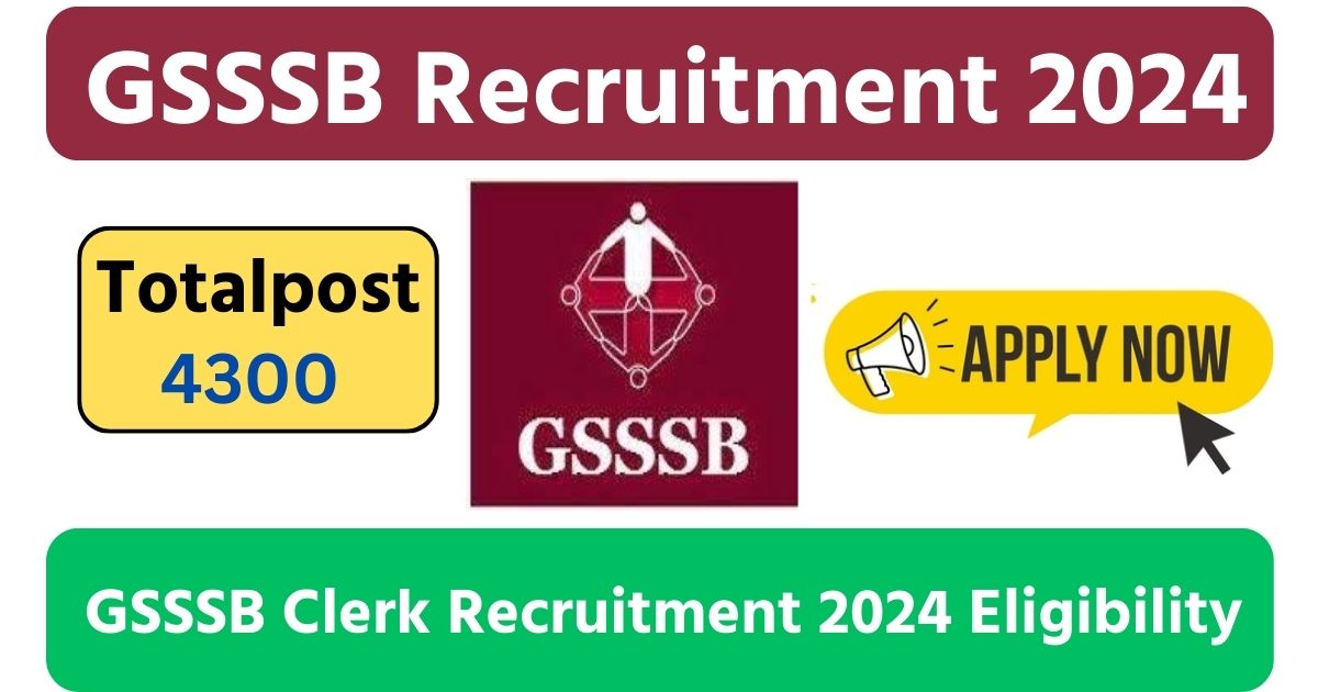 GSSSB Office Assistant Bharti 2024 | Notification, Apply Online, Last ...