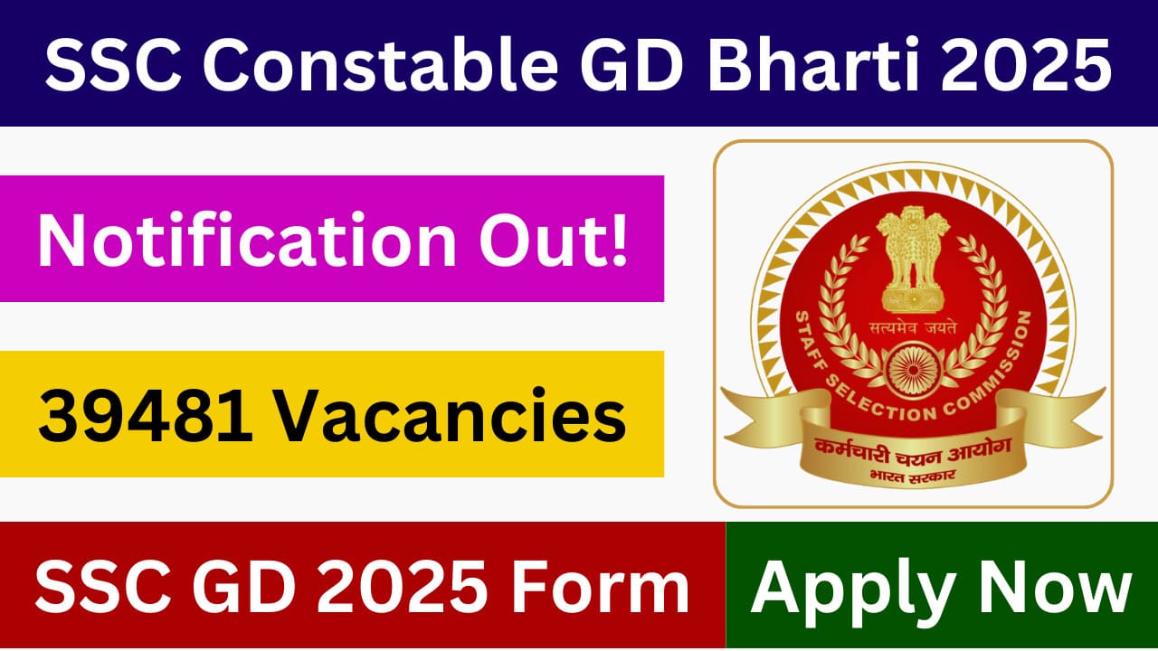 SSC GD Recruitment 39481 Vacancies Apply online Ojas Club